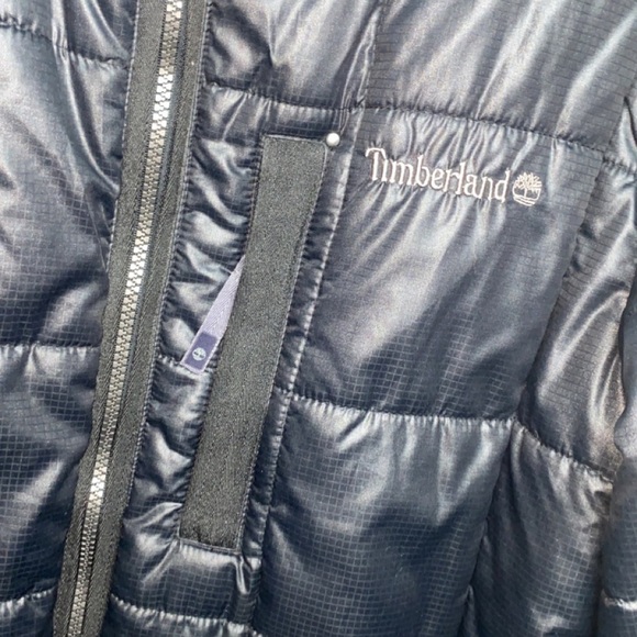 Men’s Black Size XL Timberland Light Weight Quilted Puffer Jacket - Picture 3 of 6